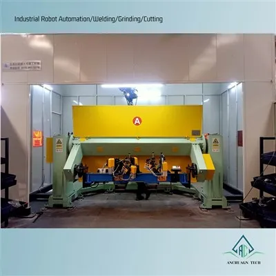 Three-axis Flipping Double-station Robot Workstation